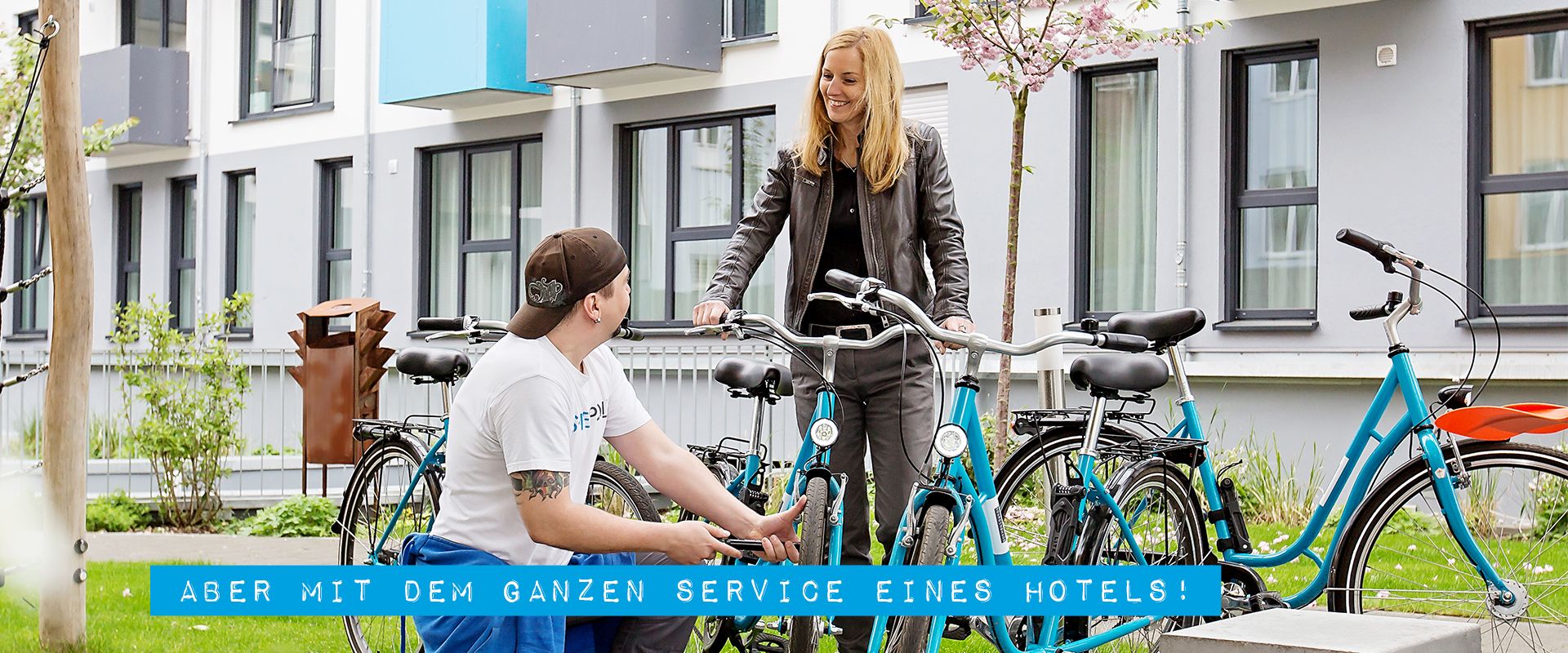 Aber mit dem ganzen Service eines Hotels