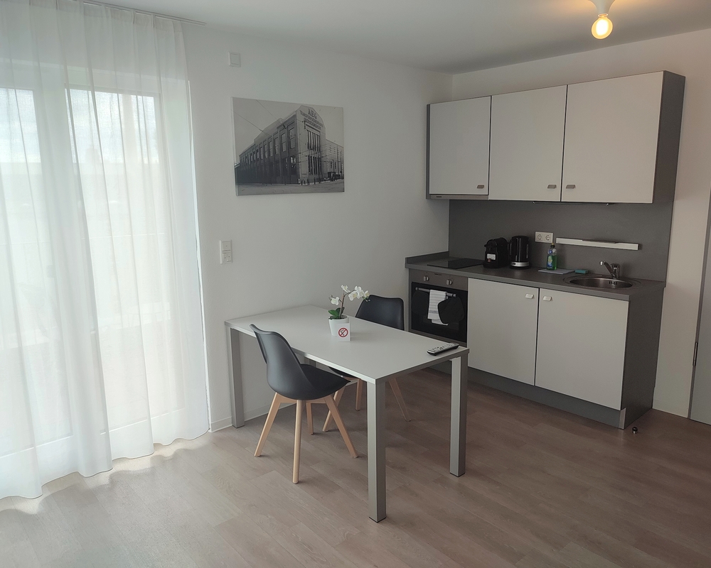 Küche im Penthouse Apartment, Serviced Apartments SPREEPOLIS Berlin