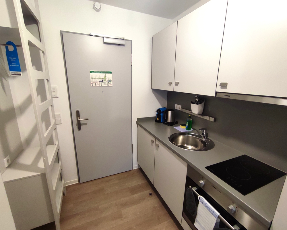 Küche - Single Apartment Komfort, Serviced Apartments SPREEPOLIS Berlin