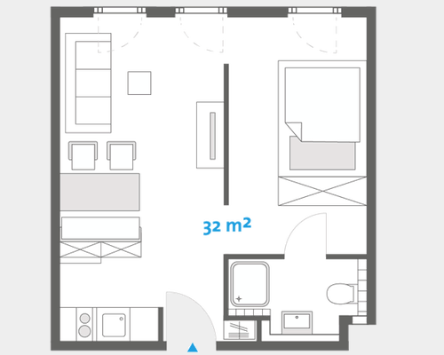 Studio Komfort, Serviced Apartments SPREEPOLIS Berlin