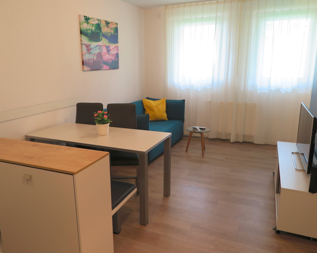 Wohnen und Essen, Studio Komfort, Serviced Apartments SPREEPOLIS Berlin